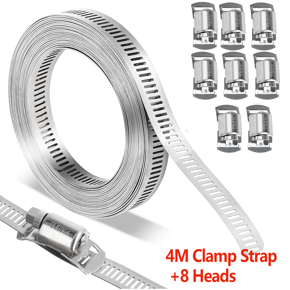 Pipe Clamp Bar - Fascetta stringitubo a vite regolabile 4M