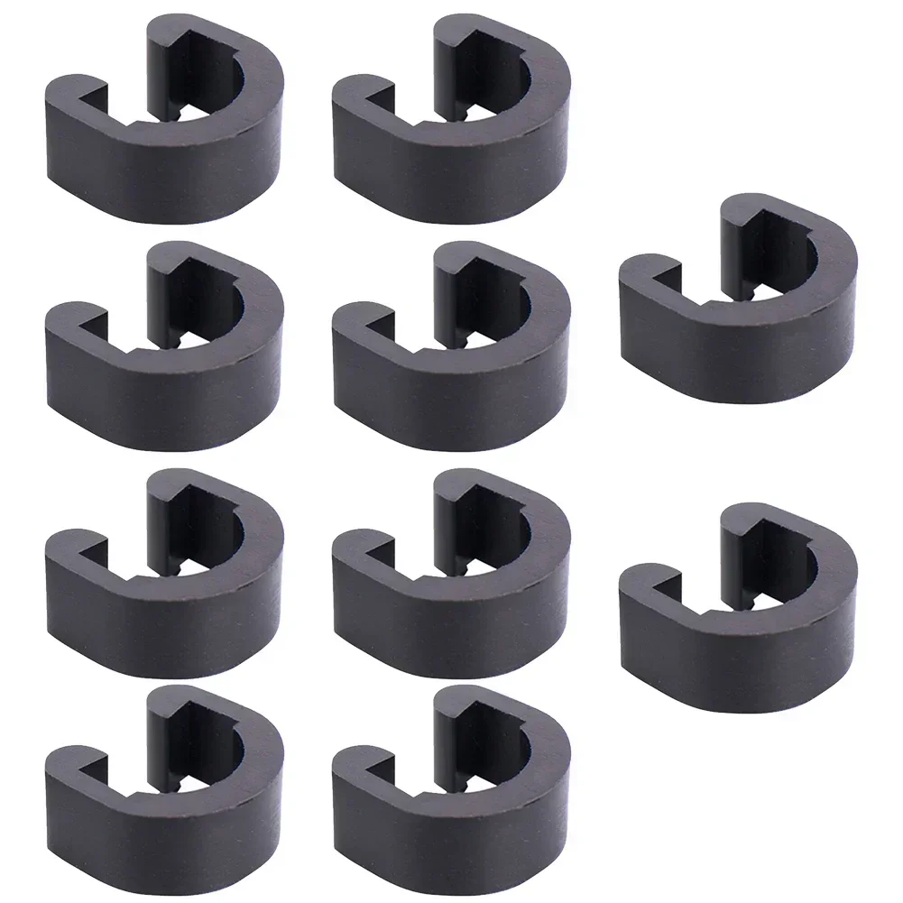 Pipe Clamp Bar - 10 pz Bicicletta C-Clip Fibbia Freno
