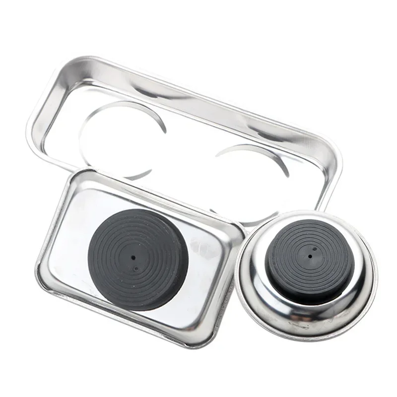 Magnetic Parts Tray - Ciotola Magnetica Quadrata, Resistente con Vassoio