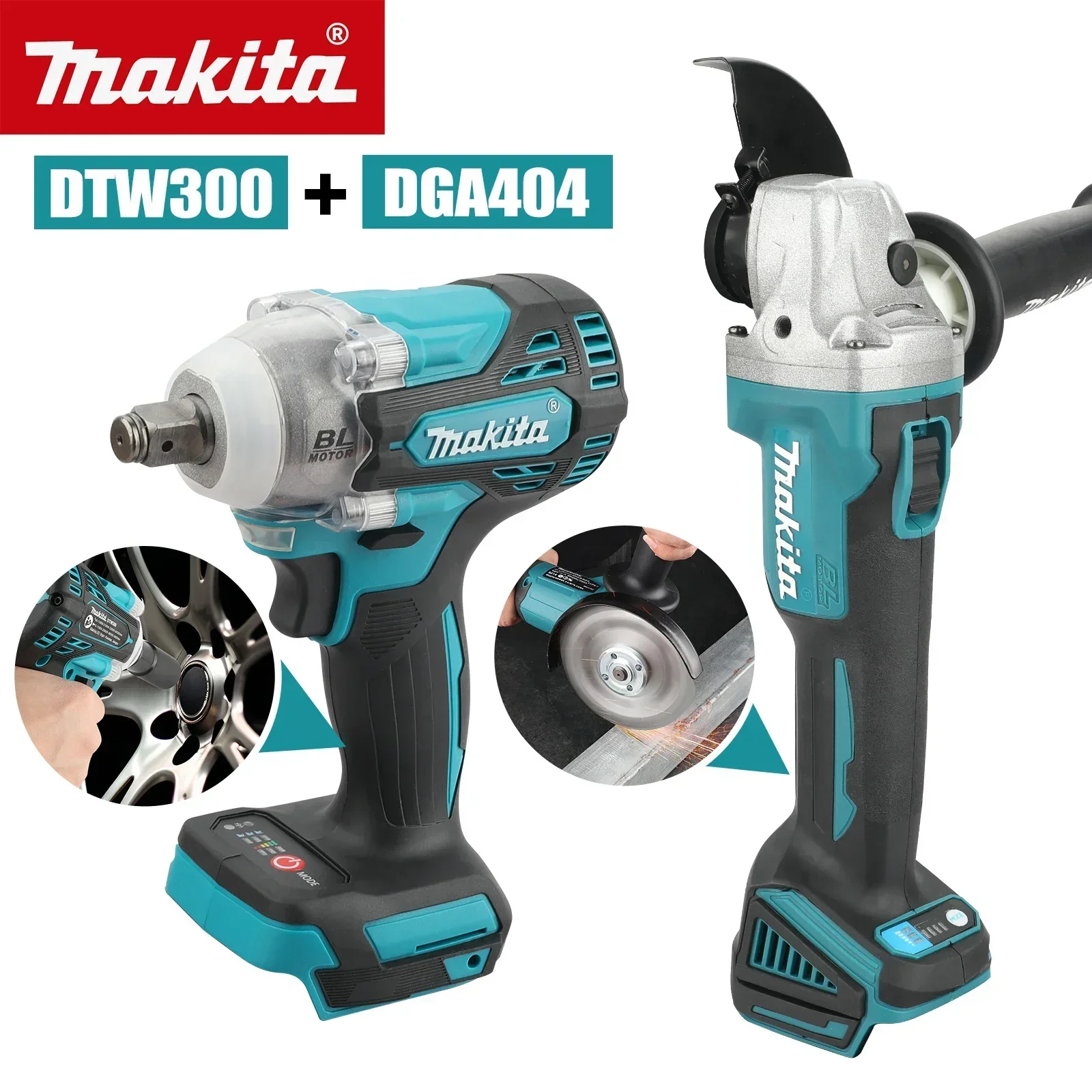 Makita Drill Dtw300 - Set di attrezzi Makita 2 in