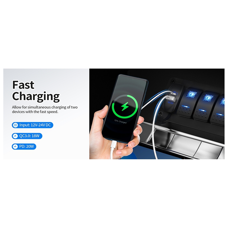 Interruttore a bilanciere USB  - Tools Qc recensione e prezzo