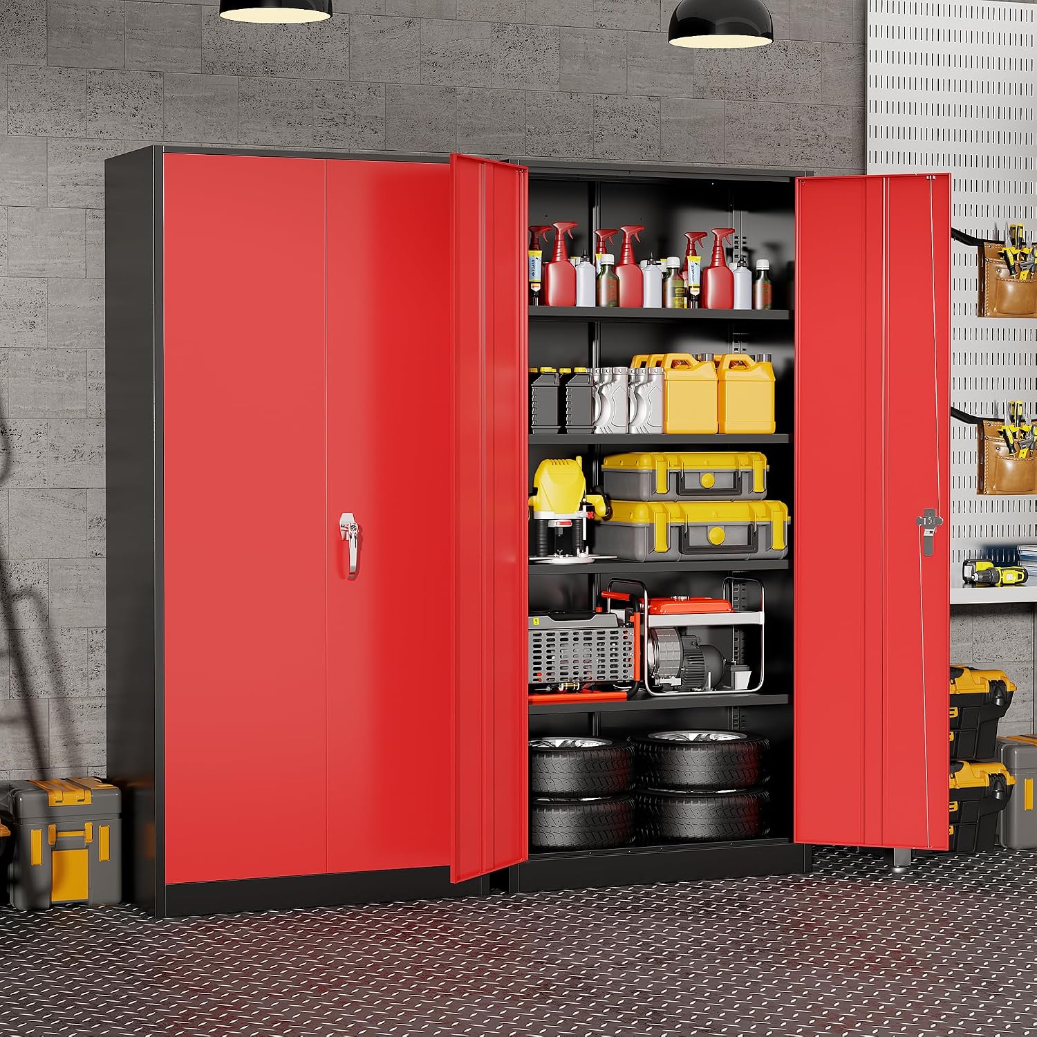 Armadio Metallico Resistente p - Tools For Garage Workshop recensione e prezzo