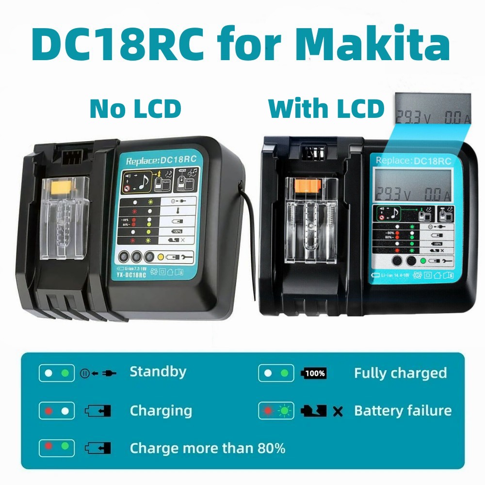Caricabatterie DC18RC per Batt - Makita Drill Hp1640 recensione e prezzo