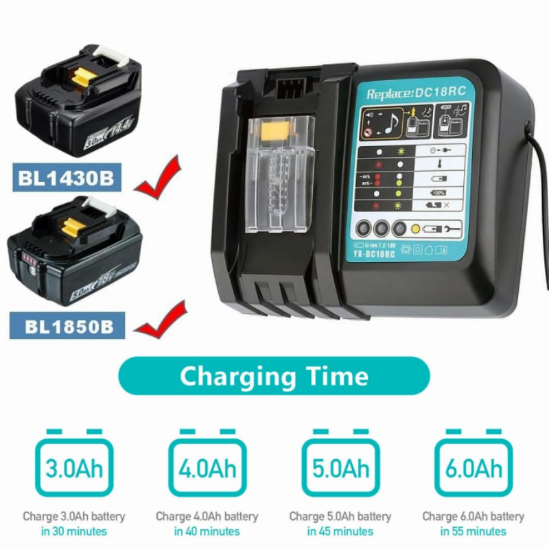 Caricabatterie DC18RC per Batt - Makita Drill Hp1640 recensione e prezzo